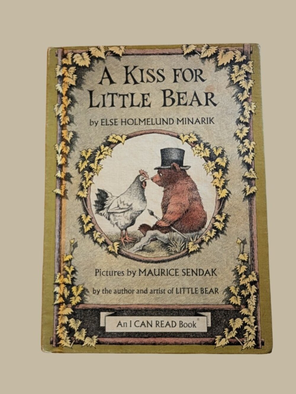 A Kiss for Little Bear by Minarik & Sendak Vintage I Can Read Hardcover